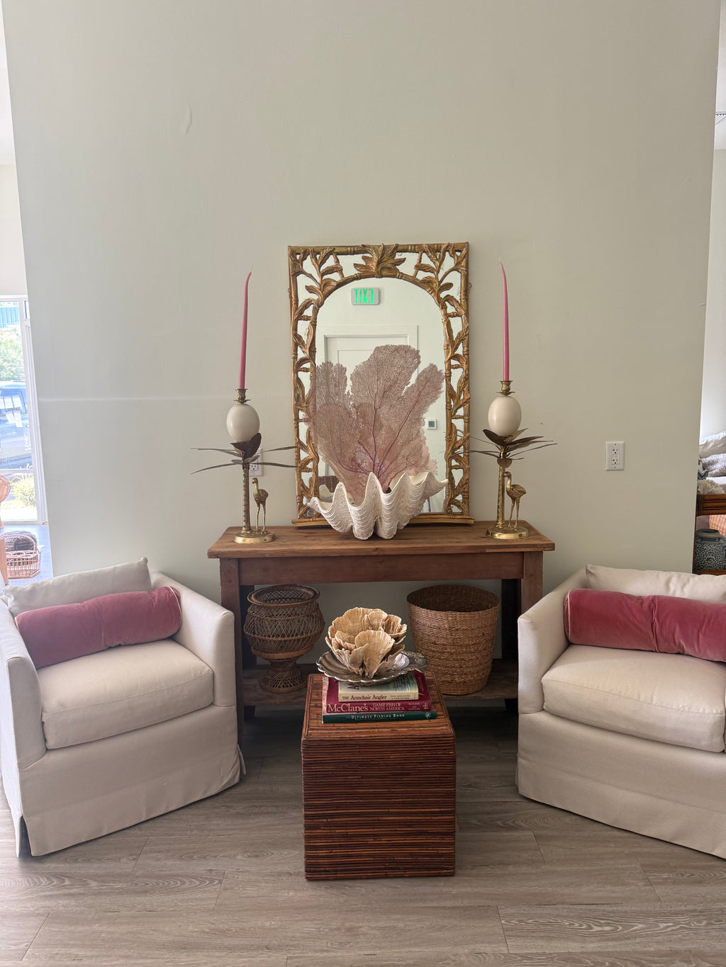 Reed Cube Accent Table